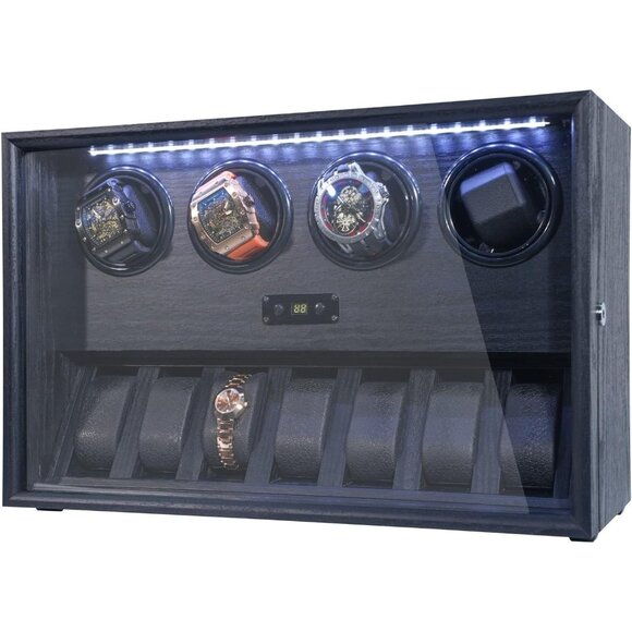 Watch Winder for 4/6/8 Automatic Watch Rotator for Rolex 15